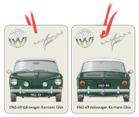 VW Karmann Ghia 1962-69 Air Freshener